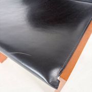 Mid-Century Modern Set of 4 Chairs in the Style of Scarpa, 1970s