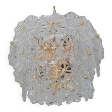 Glass Chandelier Kinkeldey, 1970s