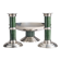 Puiforcat - pair of candlesticks and bowl