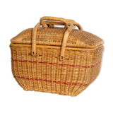 Wicker basket, picnic basket