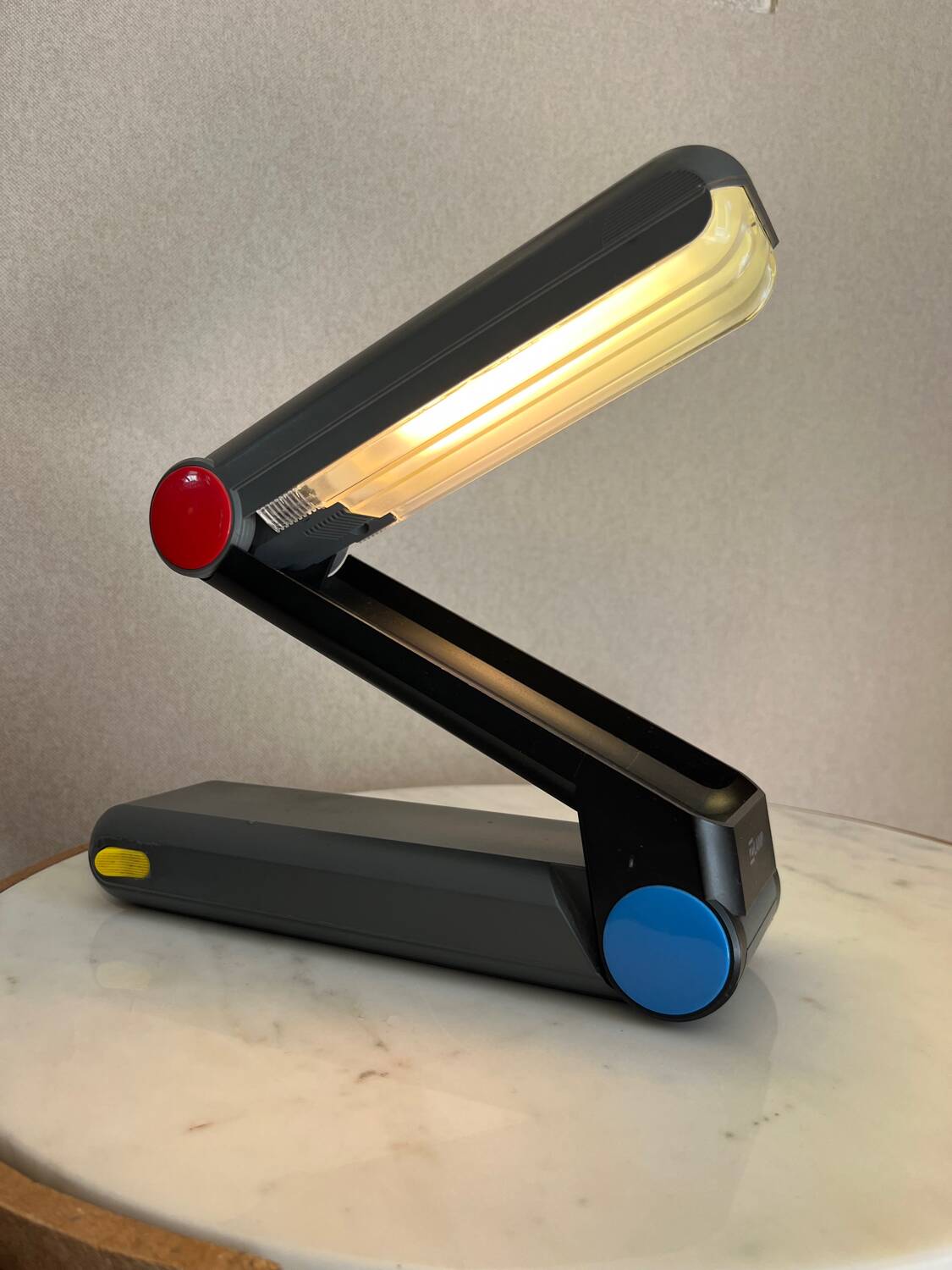 Philips FGG 200 Z Lamp, postmodern Memphis design, 1980s.