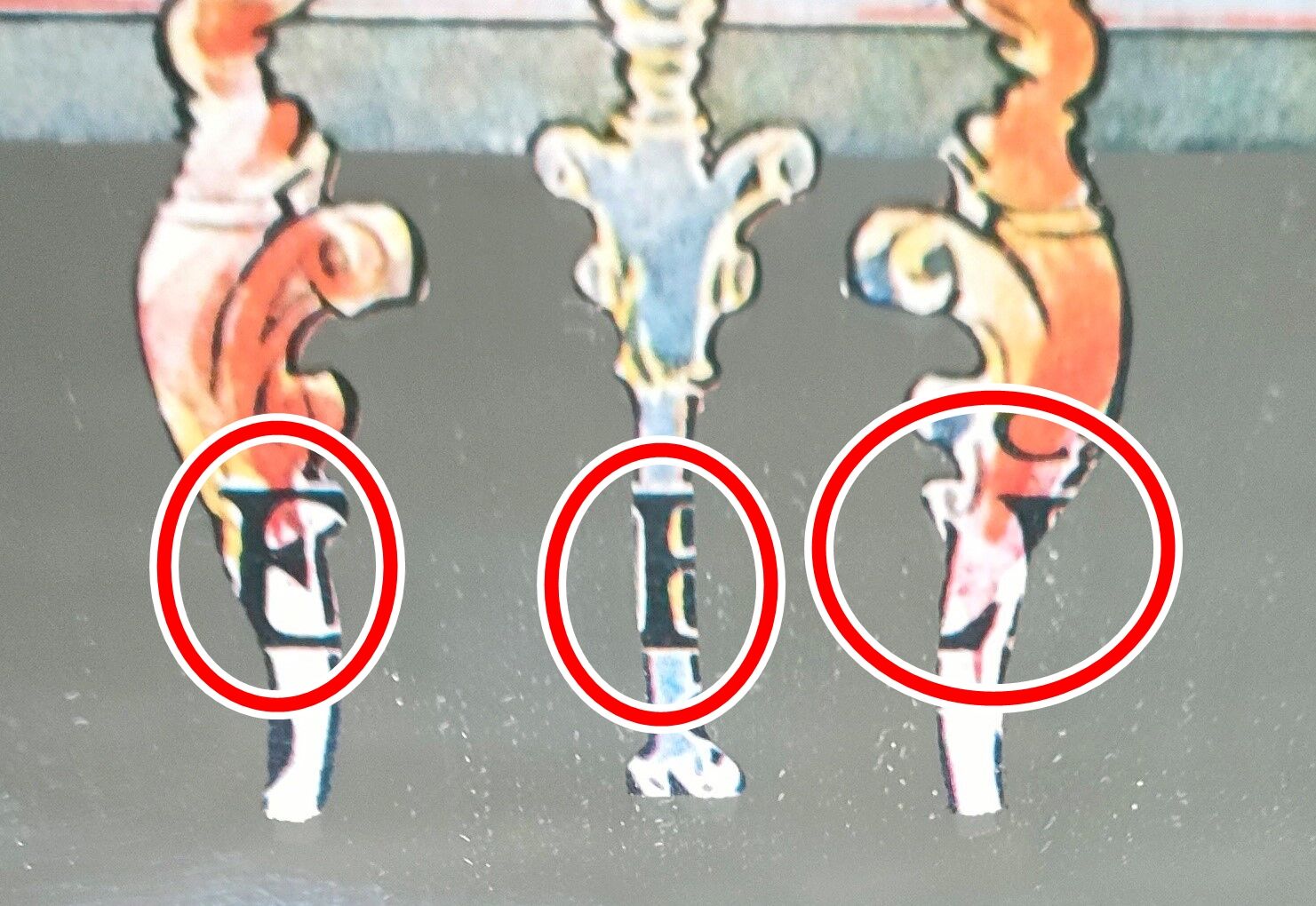 Two mirror frames Art-Deco style, silkscreened " Monte-Carlo " - France - 70's