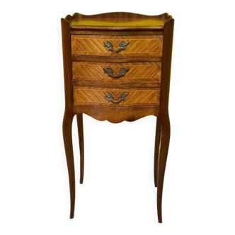 French louis xv style bedside table circa 1970s