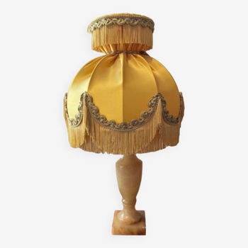 Vintage mustard table lamp