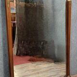 Large Empire mirror, return from Egypt, in mahogany, circa 1880 / h186cm