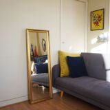 Vintage gold mirror 45x129cm