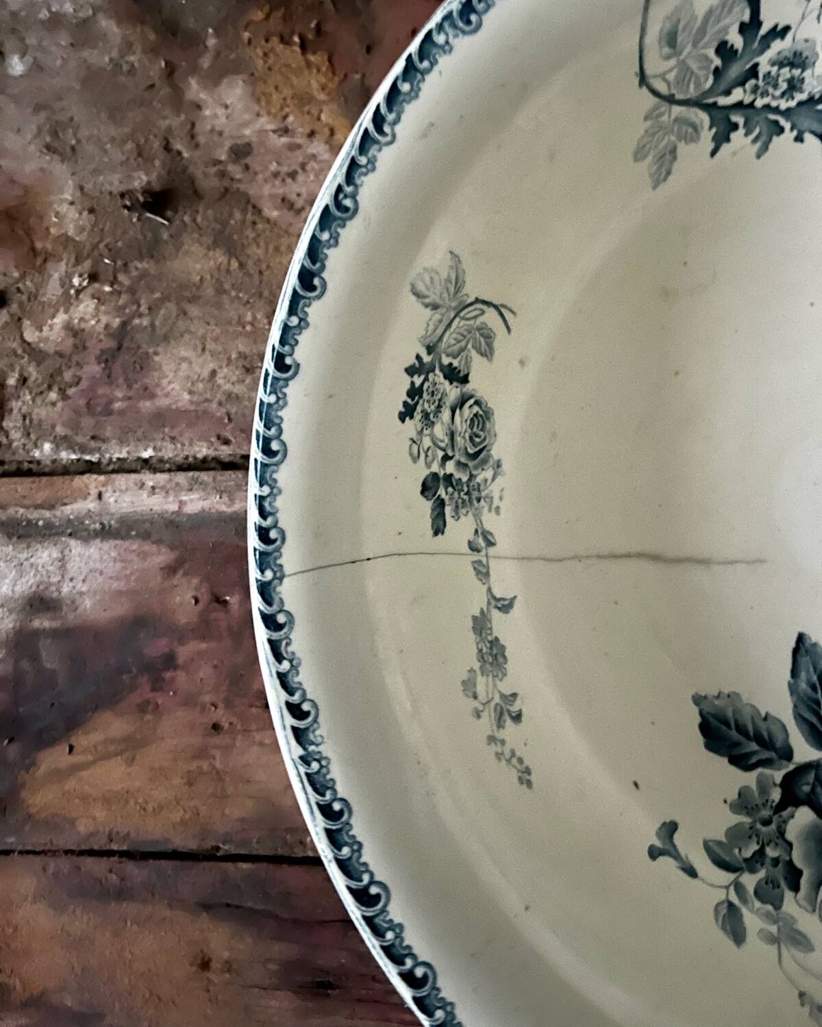 Biulenger Choisy-le-Roi Nantais iron earth salad bowl