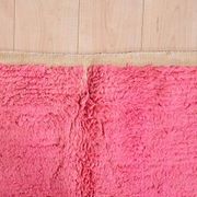 Traditional handwoven Berber rug pink 1.5/2.5 m