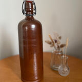 Vintage stoneware and porcelain bottle