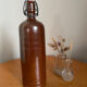 Vintage stoneware and porcelain bottle