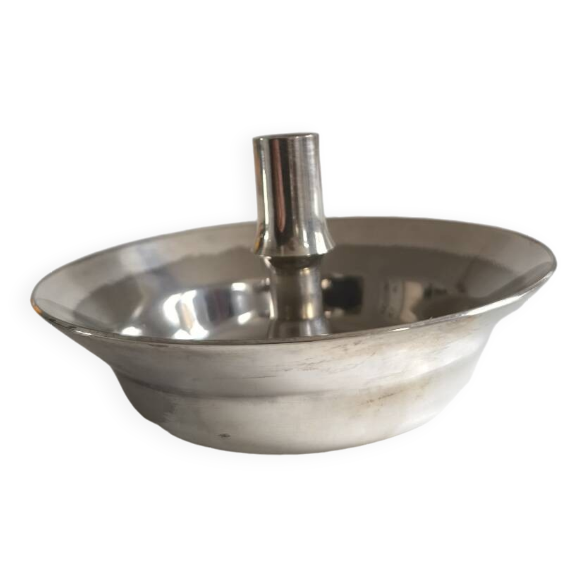 Vintage silver plated candle holder by Jens Harald Quistgaard – Dansk Design 70s