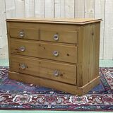 English chest of drawers in fir - early XXth