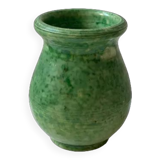 Ancien vase Aegitna Vallauris vert vintage