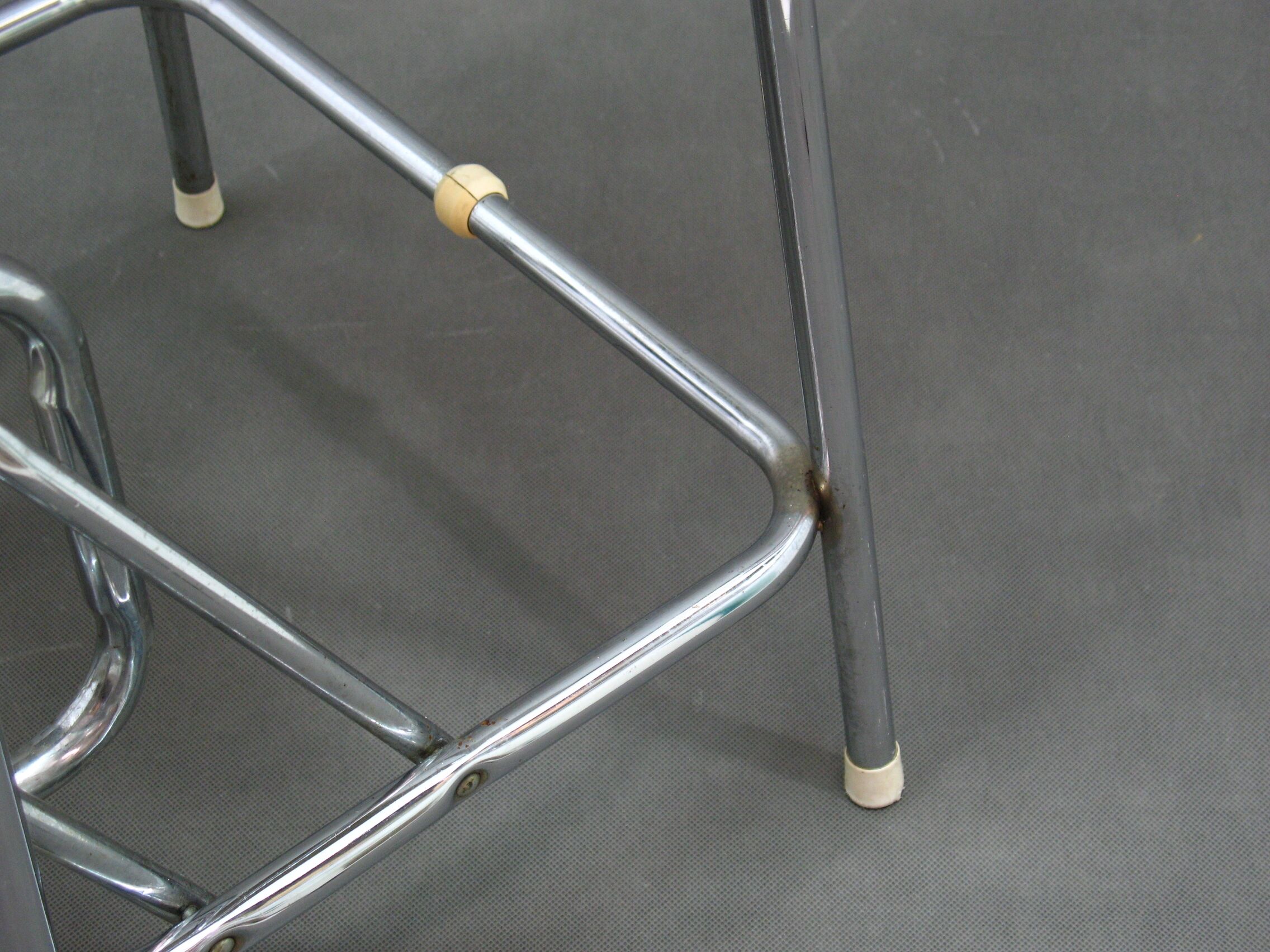 Vintage Metal Stool, 1980s