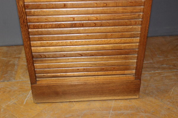 Classeur à rideau en chêne vers 1940