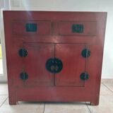 Buffet in solid Asian elm