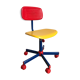 Wheeled office chair for children by ikea, "memphis style", 90s