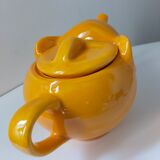 Orange-yellow elephant teapot