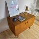 Buffet en teck de style mid-century avec tiroirs intérieurs