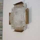 Murano glass wall light by Mazzega
