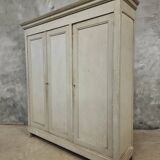 Armoire penderie ancienne armoire murale française XXL gris 230x212 cm