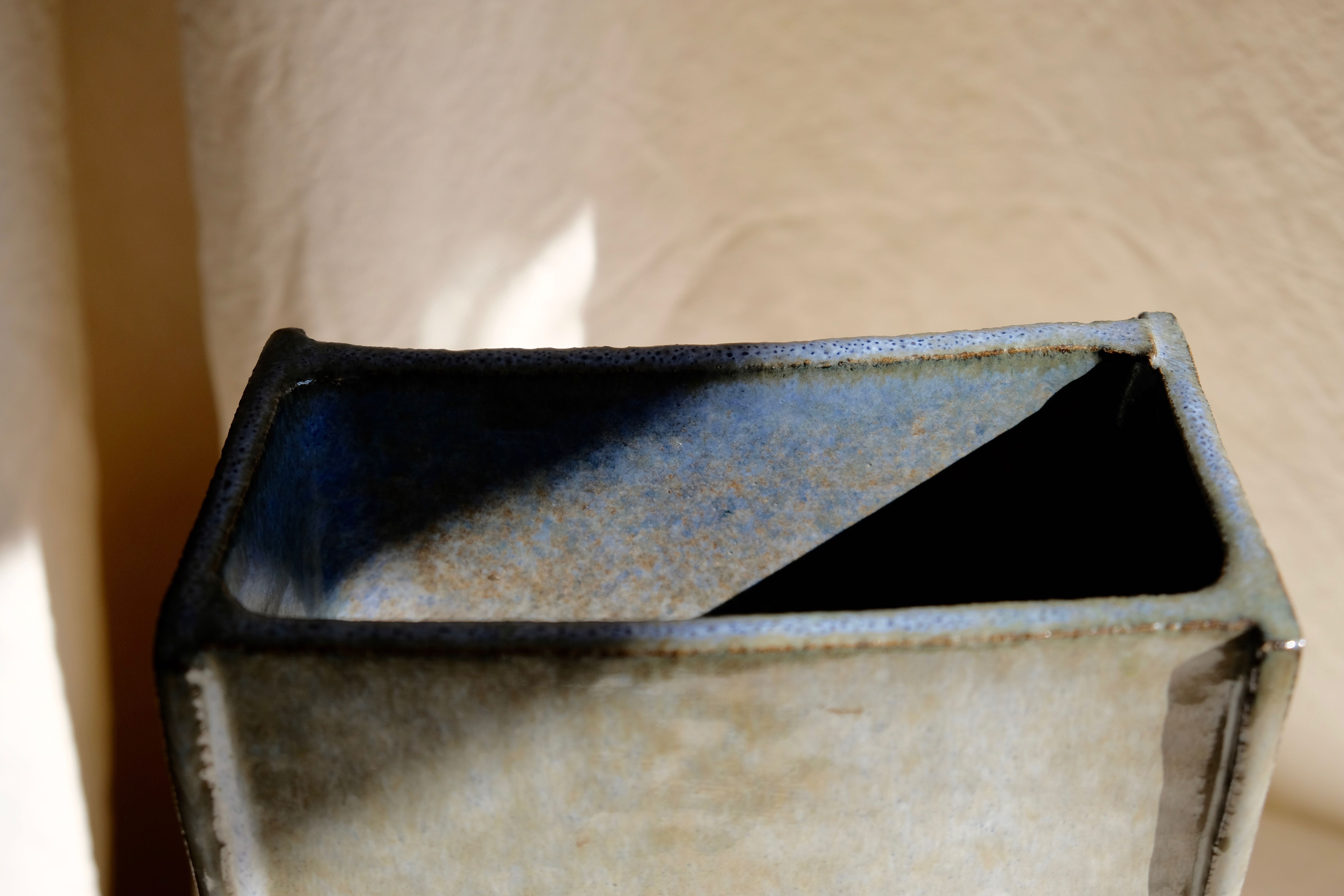 Japanese vase hanaire ikebana freeform mid century