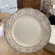 9 Villeroy and Boch “small golden flowers” dinner plates from the 1950s