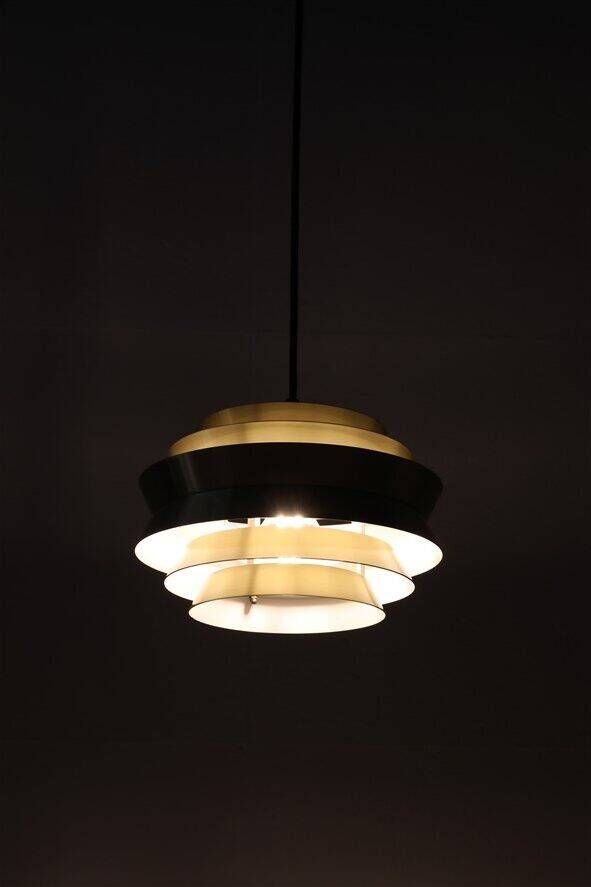Granhaga / Carl Thore “Trava” pendant lamp 25 cm / brass / gold / aluminum / mid-century modern design / 1970s
