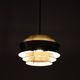 Granhaga / Carl Thore “Trava” pendant lamp 25 cm / brass / gold / aluminum / mid-century modern design / 1970s