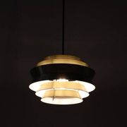 Granhaga / Carl Thore “Trava” pendant lamp 25 cm / brass / gold / aluminum / mid-century modern design / 1970s
