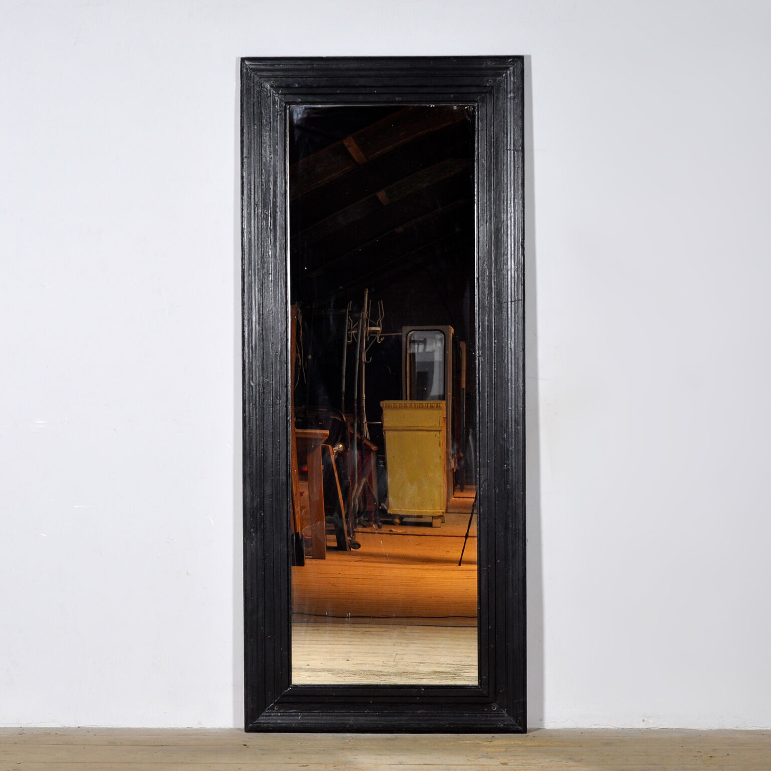 Large mirror in antique frame