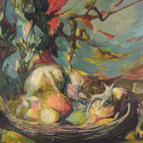 Oil on canvas influence of martin brothers