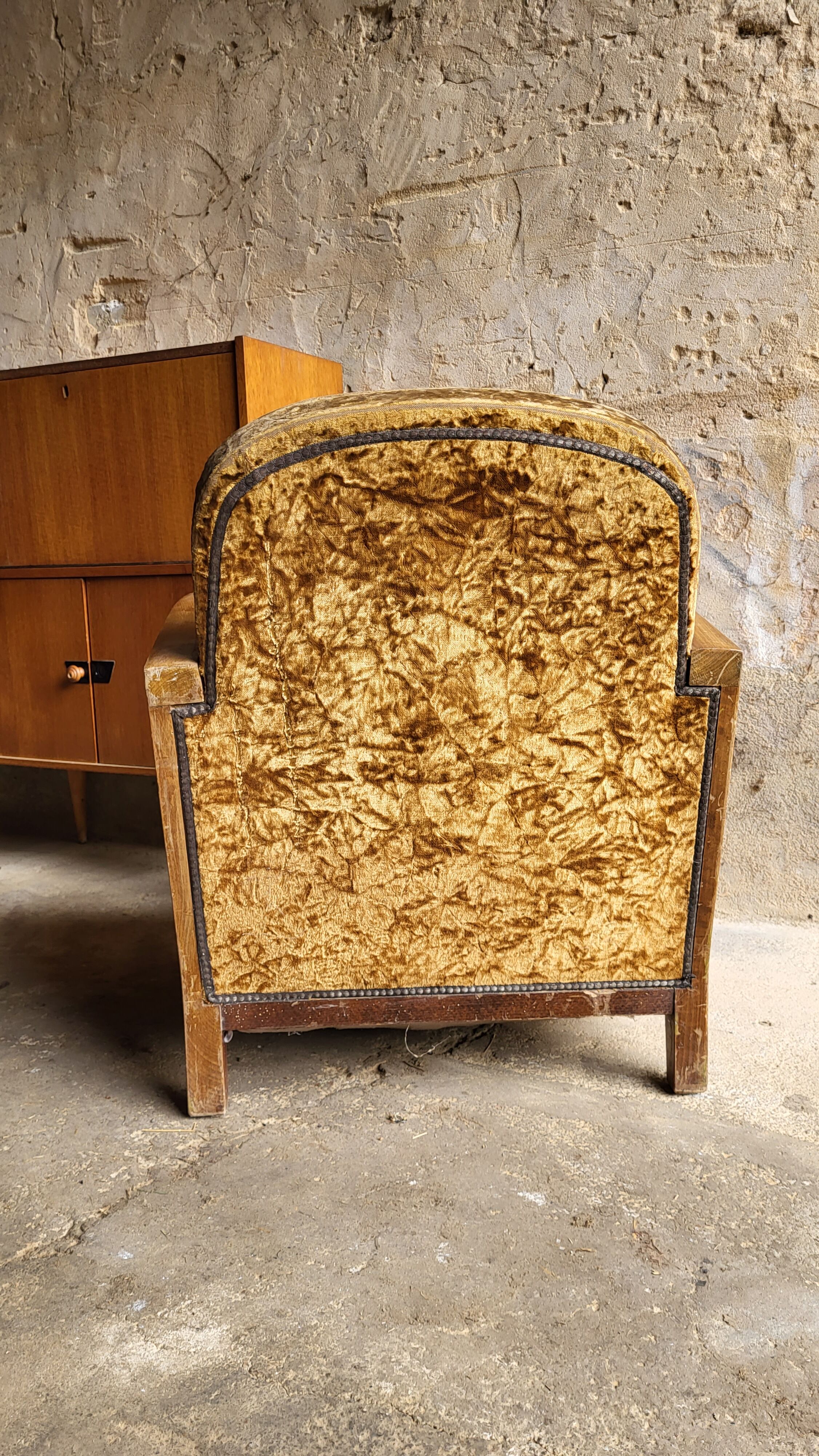 Art deco club armchair