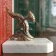 Bookends Sagulls in art zinc and marble