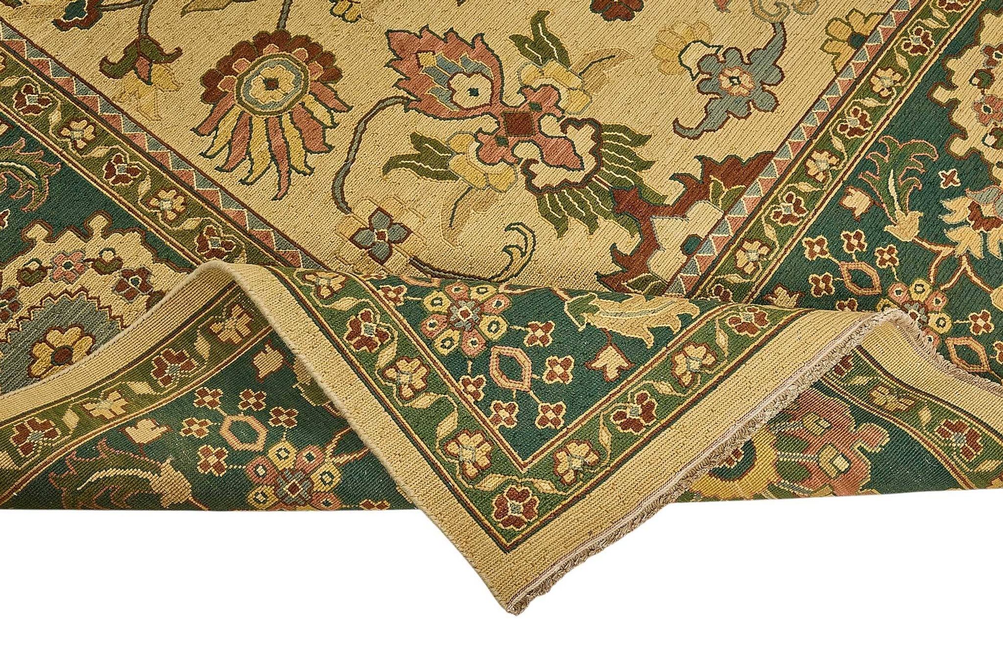 Turkish Handknotted Wool Oushak Rug 268 cm x 350 cm