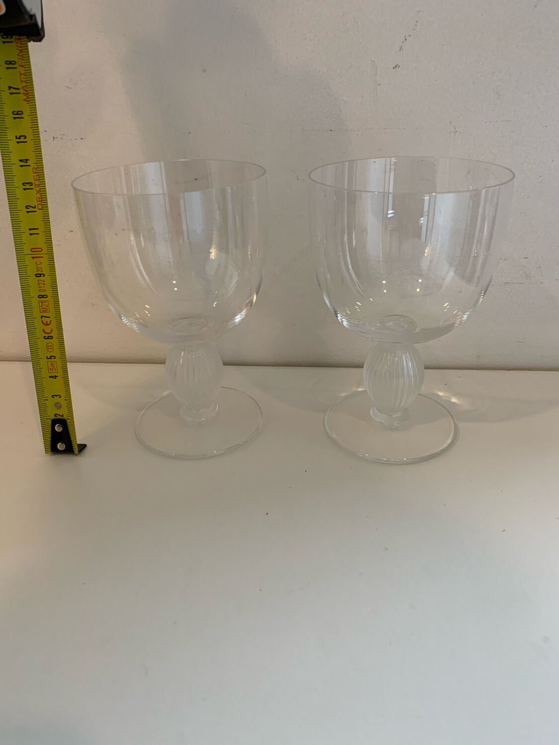 Lalique crystal water glass