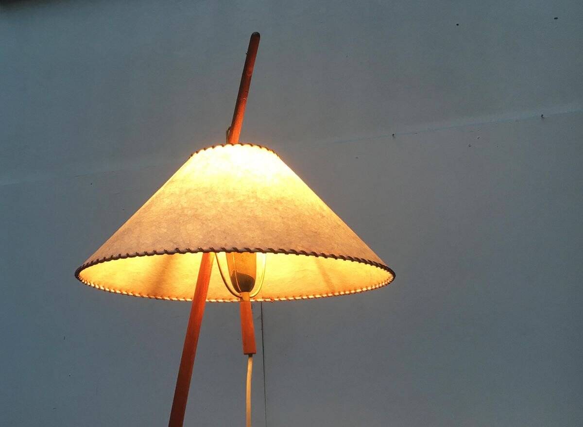 Mid-century Dornstab floor lamp by A. Pöll for Kalmar