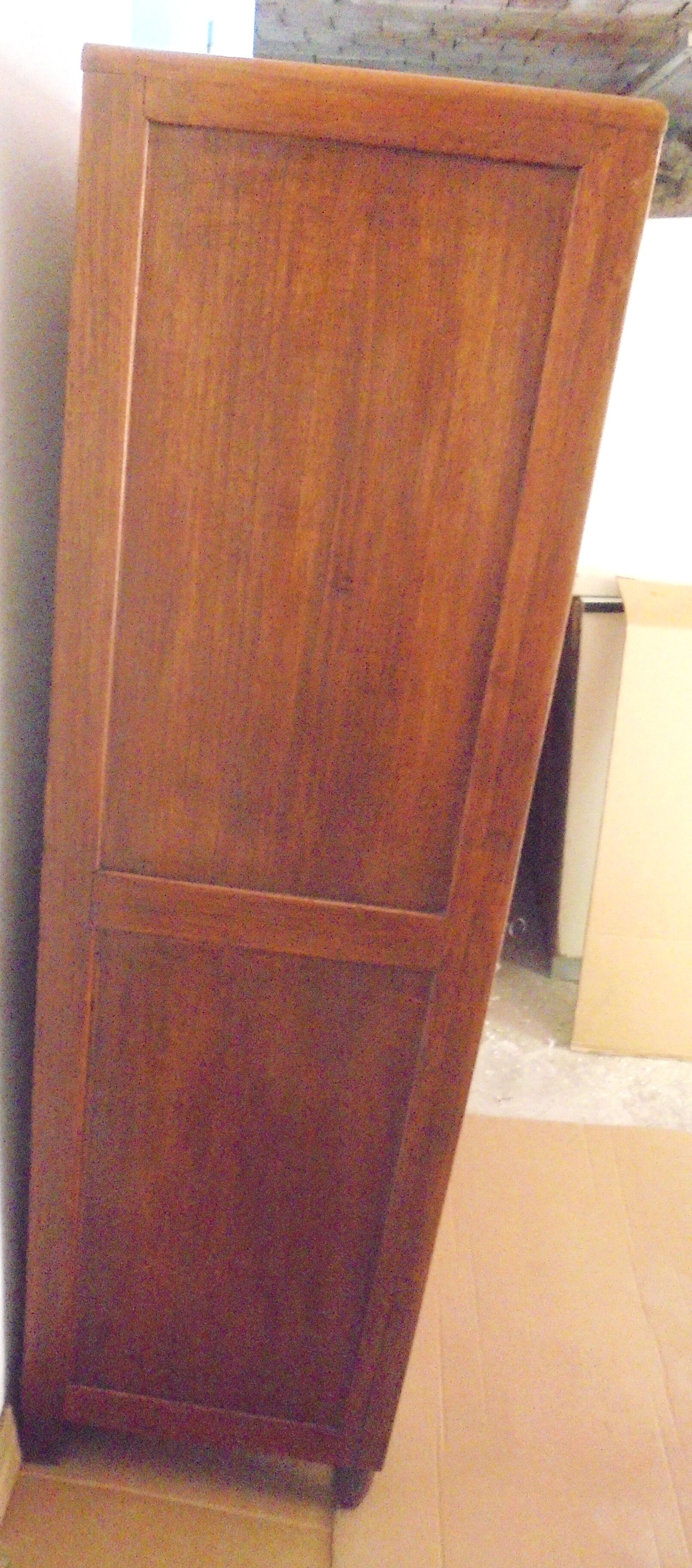 Vintage wood wardrobe