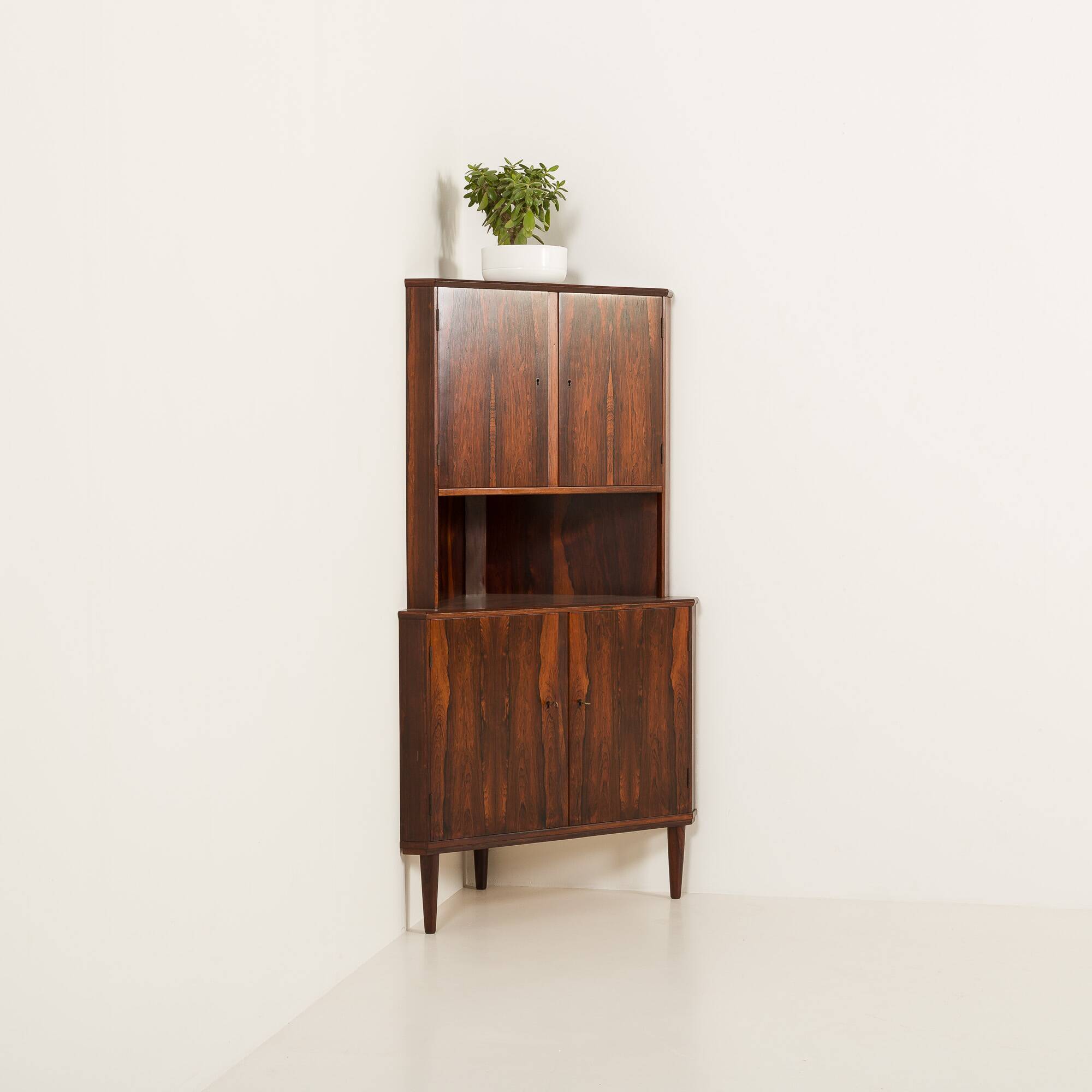 Danish mid century corner cabinet attr. to Carlo Jansen 1960s