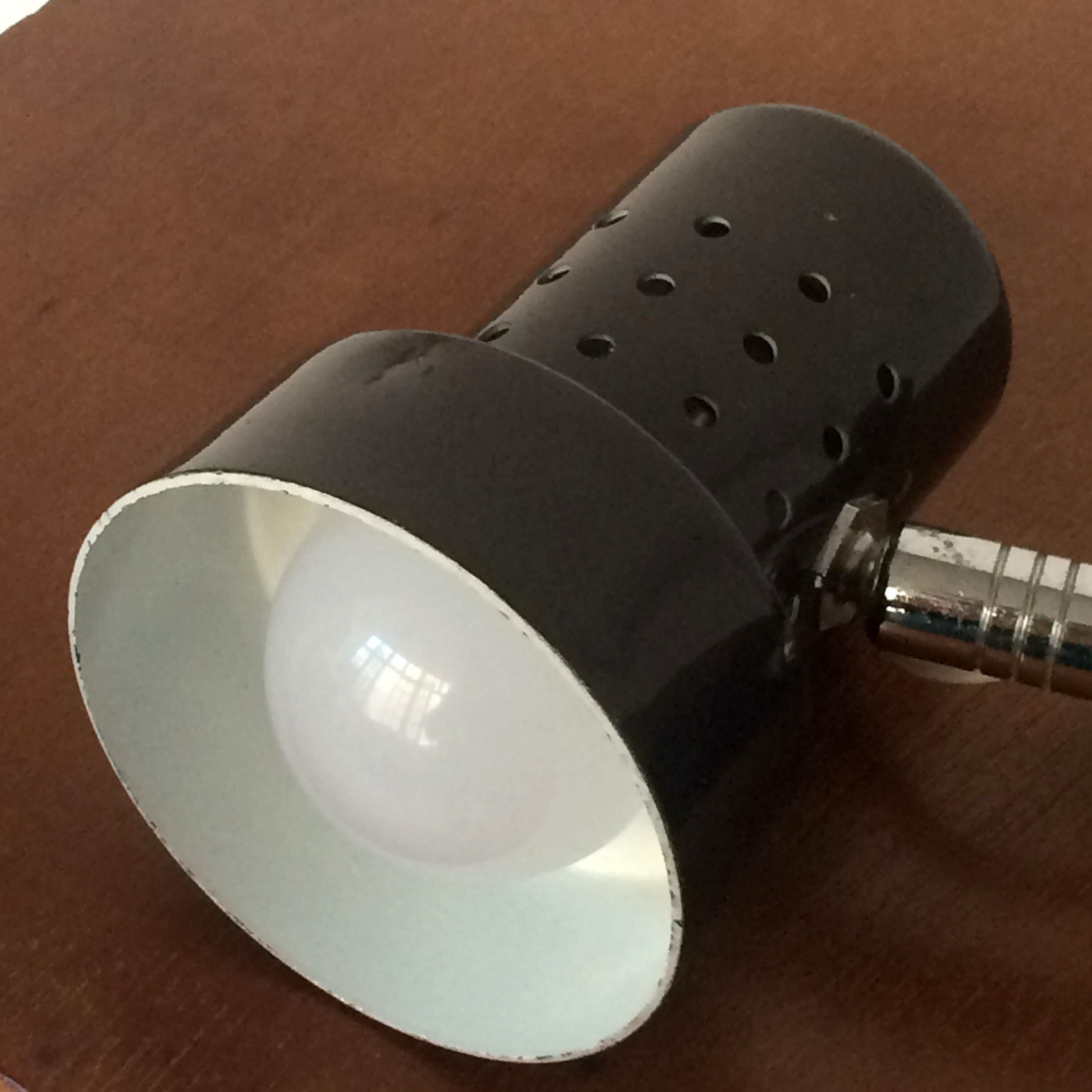 Spot perforated sheet metal around 1960