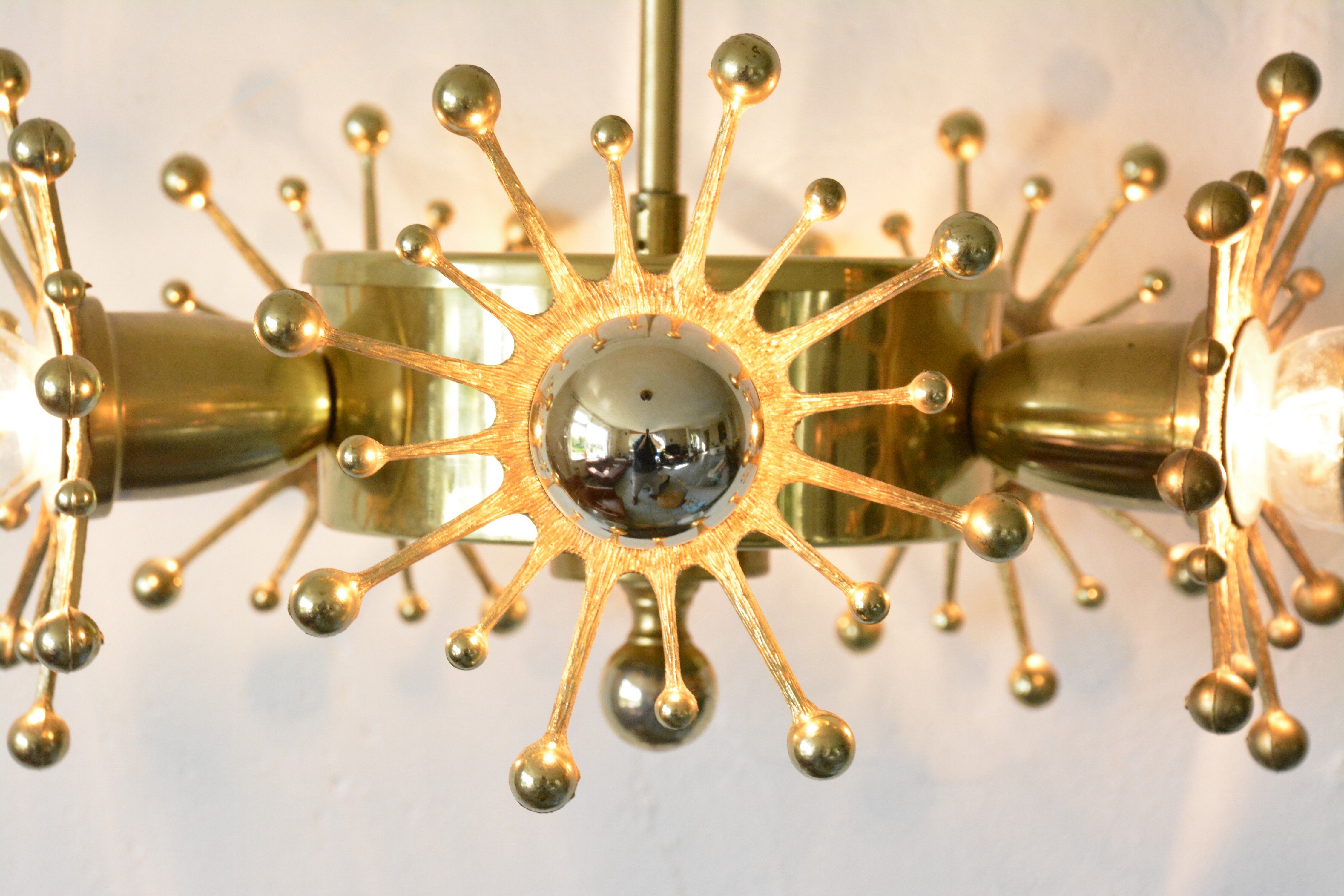 Space Age hanging lamp, 60s Sweden