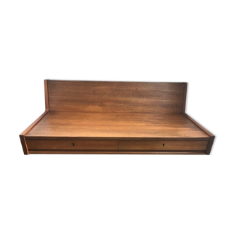 Bureau en teck scandinave vintage par Skaraborgs