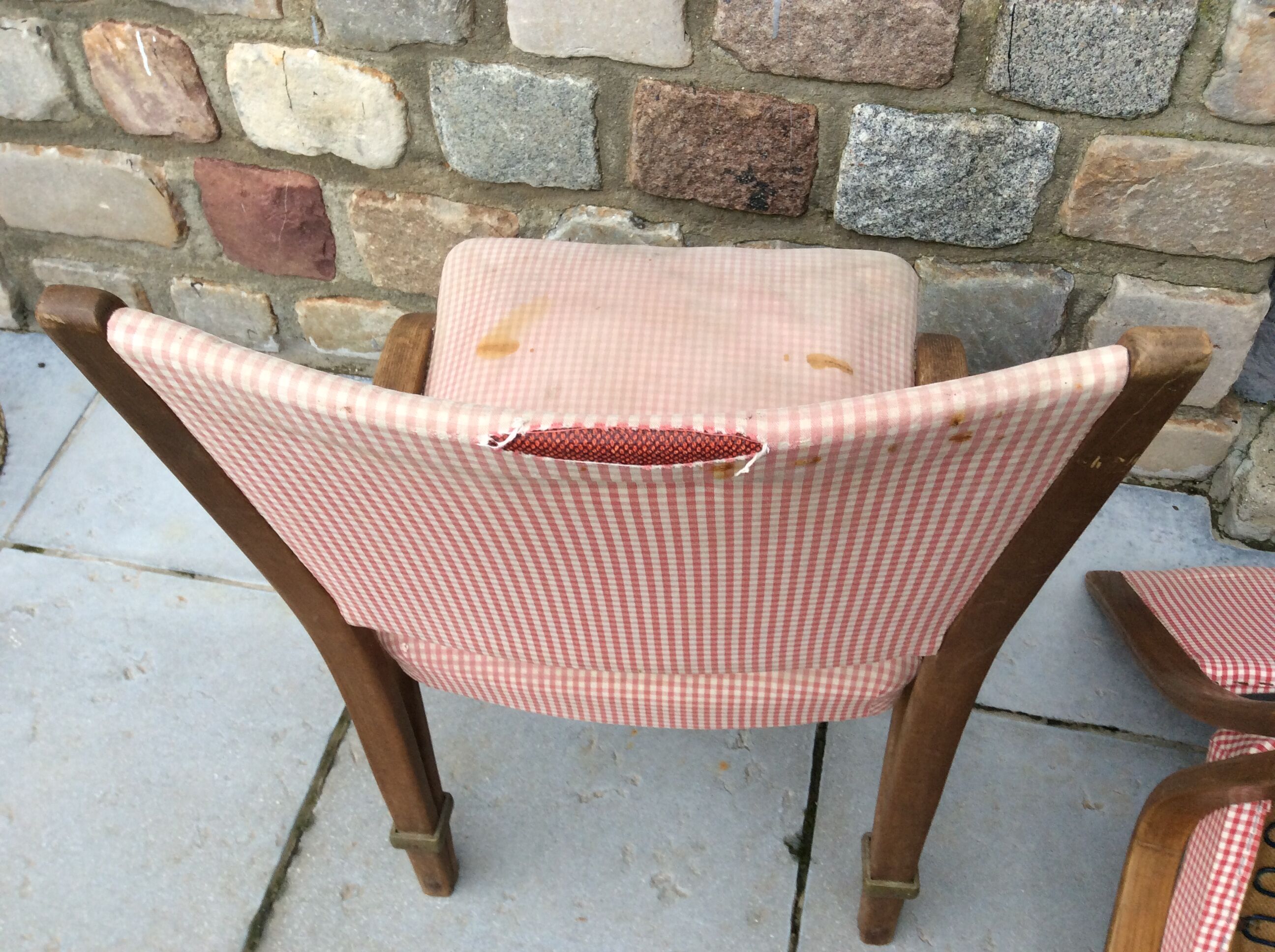 Pair of bridge chairs