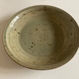 Flat center table in pyrity sandstone swirl Rémi Bonhert 1970 La Borne