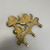 Brass "elephant" hook coat element by walter bosse herta baller, austria 1950s