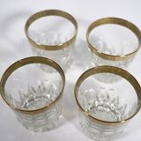 Whiskey Tumbler "Ritz" Glass with 24-Karat Gold Rim from Mäander, 1960s