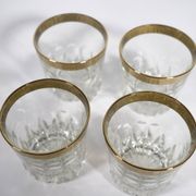 Whiskey Tumbler "Ritz" Glass with 24-Karat Gold Rim from Mäander, 1960s