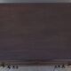 Antique chest of drawers from the 50s with 5 curved drawers, vintage old-style assembly and brass knobs