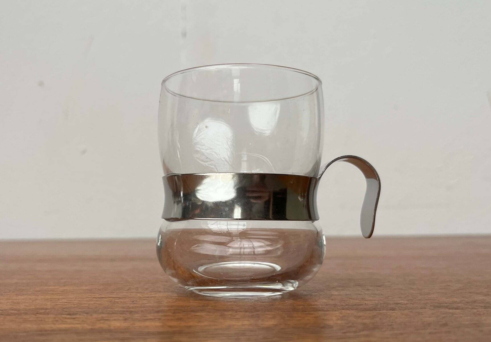 Vintage tea glasses Paula Series by Jorma Vennola for Iittala, 1970s, set of 2