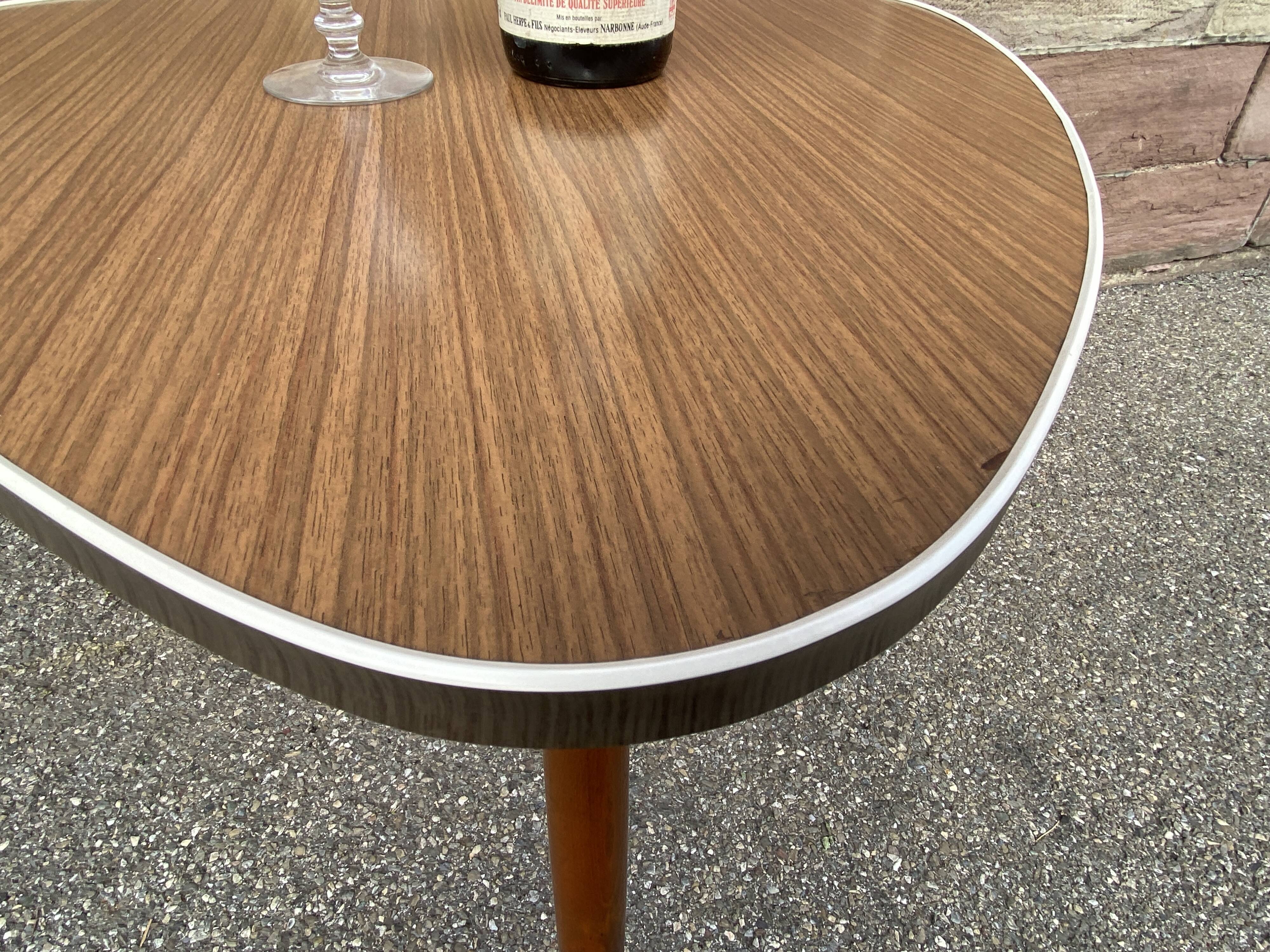 vintage Scandinavian coffee table midcentury 60s formica
